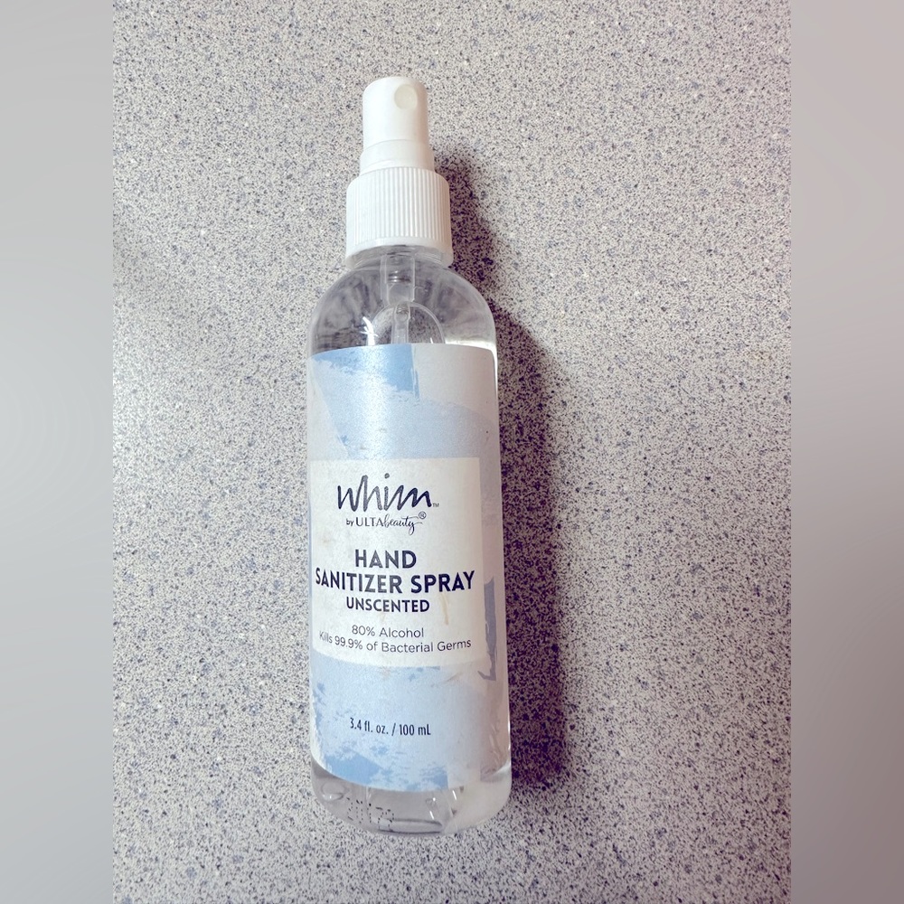 Whim hand sanitizer 3.4 fl oz unscented